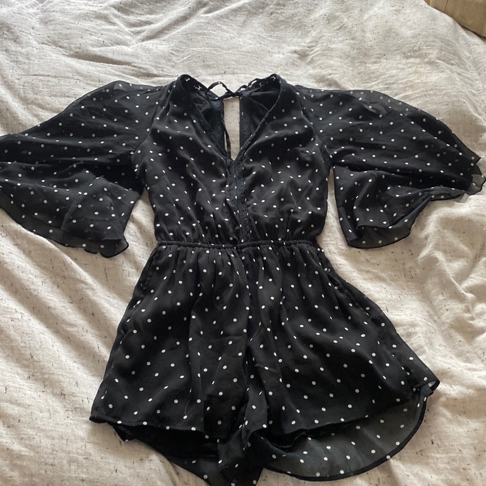 Abercrombie and Fitch bell sleeve romper, size x-small